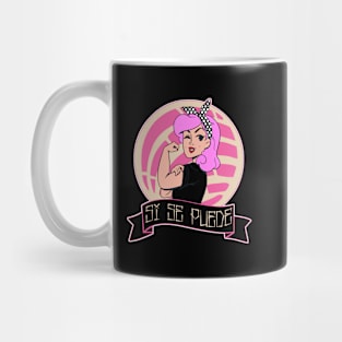 Pink pin up Mug